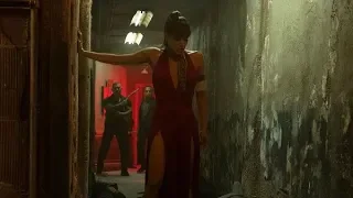 SOFIA BOUTELLA fight scene in HOTEL ARTEMIS (2018)