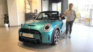 MINI Cooper S Cabrio Seaside Edition 2024 in Caribean Aqua Quick Review Indonesia