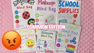 AGGRESSIVE Blind Bags Compilation | *COMMON edition 😡* | ASMR | paper diy | applefrog