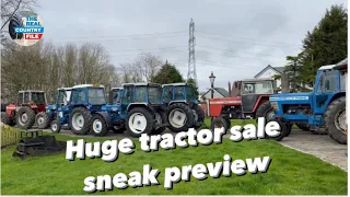 Massive tractor collection up for sale