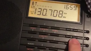 Tecsun pl 660, Fm bleed through example on the air band.