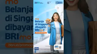 Terus transaksi pakai QRIS BRImo dan rasakan banyak keuntungannya, info  bbri.id/promoqrissg