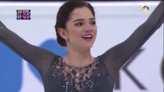 Evgenia Medvedeva - LP, WR, Worlds 2017 (NBCSN)