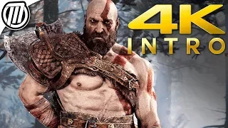 God of War 4 | 4K Intro - Gameplay Walkthrough Part 1 (PS4 Pro)