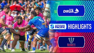 HIGHLIGHTS | FIJIAN DRUA v REBELS | Super Rugby Pacific 2024 | Round 15