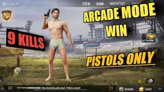 Arcade mode | PUBG Mobile | 9 kills Pistols Only