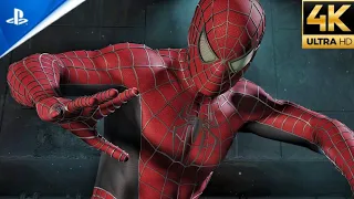 NEW Raimi Suit vs Lizard Boss Fight (Ultimate Difficulty) - Spider-Man 2 PS5 (4K)