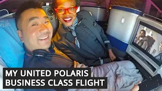 My REAL United POLARIS Business Class Flight