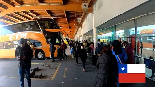 Recorriendo el terminal de buses de Puerto Montt