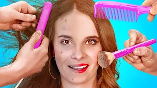 GROßARTIGE MAKE-UP-TRANSFORMATION || Coole und lustige Make-up-Tricks von 123 GO! GOLD