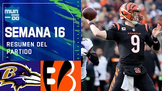 Baltimore Ravens vs Cincinnati Bengals | Semana 16 NFL Game Highlights