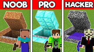 DE BASE SECRETA NOOB A BASE SECRETA HACKER NO MINECRAFT!!