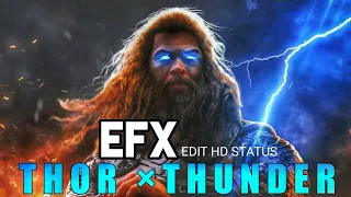 ⚡THOR × THUNDER ⚡[Imagine Dragons] Thor attitude HD status #holly_boyz #thor #thunder