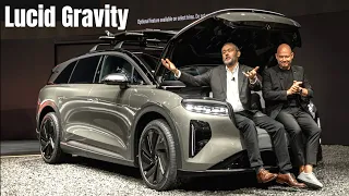 2025 Lucid Gravity Luxury Electric SUV Reveal Presentation