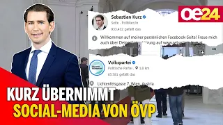 Sebastian Kurz übernimmt Social Media-Accounts von ÖVP