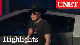 Elon Musk Rolls Out Latest Cybertruck! (But Doesn't Smash the Windows)