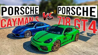 Porsche 981 Cayman S or 718 Cayman GT4 | Is the Price Gap Warranted?