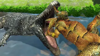 A day in the life of An Alligator - Animal Revolt Battle Simulator