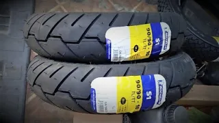 Yamaha JOG-SA36/39 Michelin S1 90/90 -10. Шины на скутер.