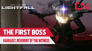 First Boss Fight in Destiny 2 Lightfall, Kavauust Boss in First Contact