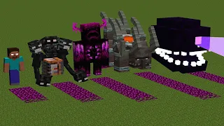 Which of the Herobrine Mob and Wither Storm Bosses will generate more Fairy Sculk ?