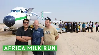 Africa Milk Run: Flying 46 Years Old DC-9 and an MD-80 in the Cockpit