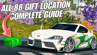All 88 Gift Location! | Complete Guide | Car Parking Multiplayer