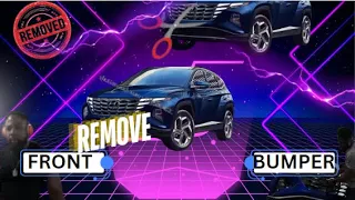 DIY 2022 Hyundai Tucson how to take the front bumper and headlight off