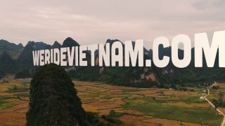 We ride Vietnam Motorbike tour drone footage