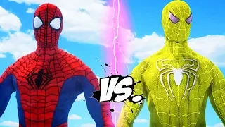 ULTIMATE SPIDERMAN VS YELLOW SPIDER-MAN