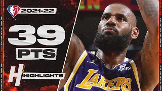 LeBron James 39 PTS Full Highlights vs Pelicans 🔥