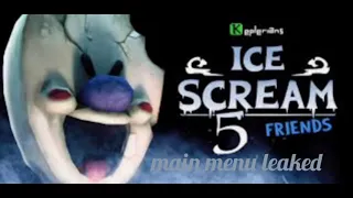 Leaked (Ice Scream 5 main menu unofficial)