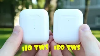 Сравнение: i10 TWS VS i80 TWS. AirPods VS AirPods 2