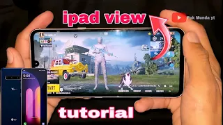 Ipad View Tutorial On Lg v60 Phone || Pubg Mobile