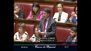 Question Time - M5S Camera - Valentina Barzotti e Giuseppe Conte   02/09/23