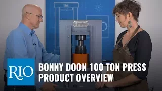 Bonny Doon 100 Ton Hydraulic Press Overview