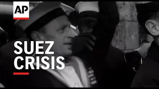 Suez Crisis - 1957 | Movietone Moment | 8 March 2024