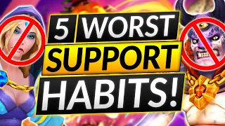 5 BRUTAL MISTAKES Every Support Makes - FIX THIS to GAIN MMR FAST - Dota 2 Guide