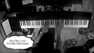 Lately piano cover (Stevie Wonder) with chords - by Karl Stowell