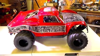 We went too far! OBR 46cc 12hp Gas Engine w/ Silenced Pipe in 4x4 Concept Truck | RC ADVENTURES