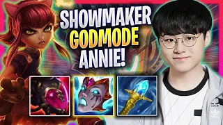 SHOWMAKER LITERALLY GOD MODE WITH ANNIE! - DK ShowMaker Plays Annie MID vs Akali! | Season 2024