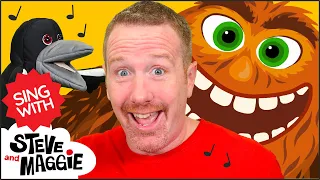 Bigfoot Hunt Song for Kids | Songs for kids | Sing with Steve and Maggie