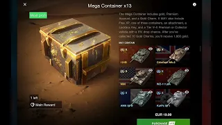 13 WoT Blitz Mega Container. Worth the money?