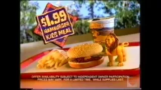 Burger King Lion King Kid's Meal Television Commercial 1994