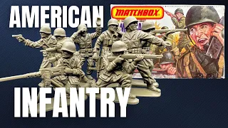 Matchbox Vintage Plastic Toy Soldiers 1/32 US Infantry