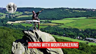 Ironing with mountaineering