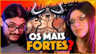 Ana REAGE aos PIRATAS MAIS FORTES de One Piece!!