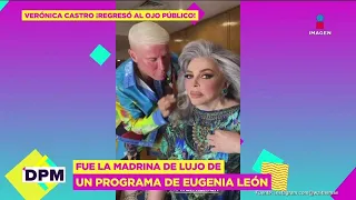 ¡Verónica Castro REAPARECIÓ como madrina de un programa de Eugenia León! | De Primera Mano