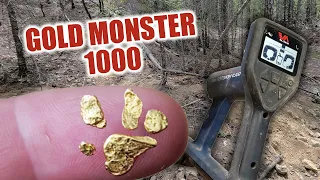 Finding More Gold With the Minelab Gold Monster 1000 Metal Detector!