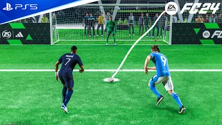 FC 24 - Man City vs PSG - "Haaland vs. Mbappe" VOLTA Penalty Shootout | PS5™ [4K60]
